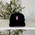 Black Conga Salsa Puerto Rico Baseball Hat featuring embroidered conga drums and salsa-inspired details on a stylish adjustable cap - DSY Lifestyle
