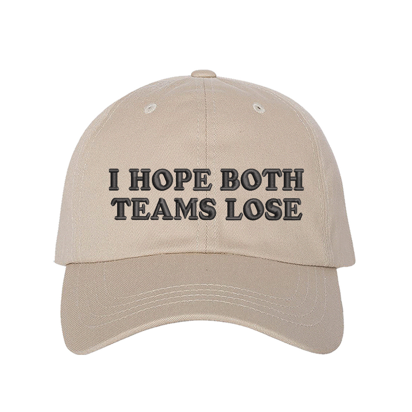 I Hope Both Teams Lose Baseball Hat