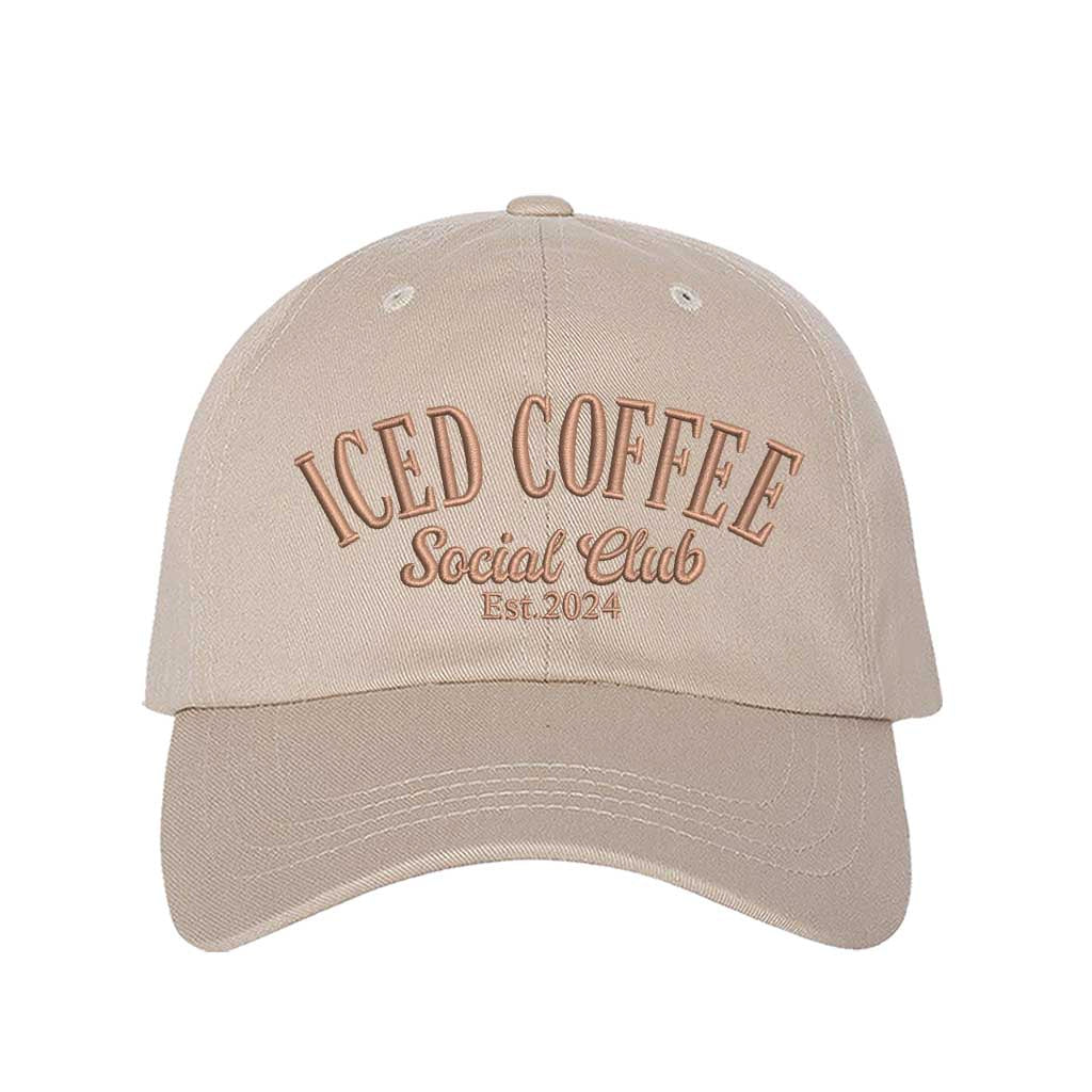 Iced Coffee Social Club Est. 2024 Embroidered Baseball Hat