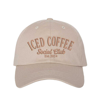 Iced Coffee Social Club Est. 2024 Embroidered Baseball Hat