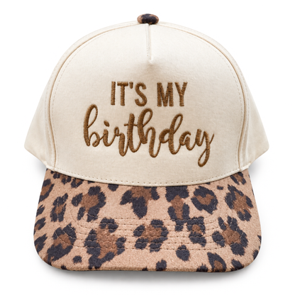 Leopard Brim Trucker Hat