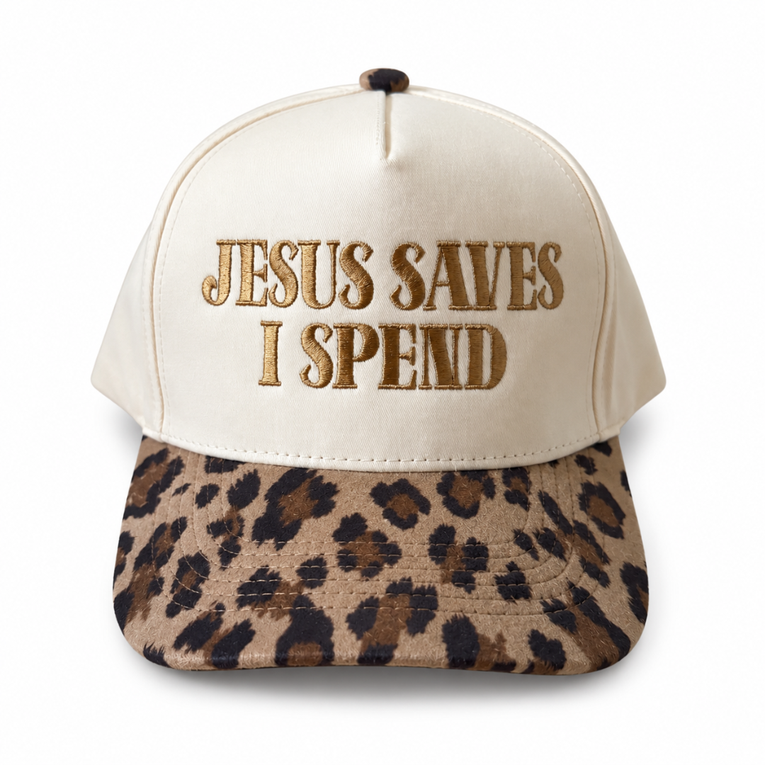 Leopard Brim Trucker Hat