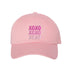 Light Pink XOXO Baseball Hat, a trendy and sweet embroidered accessory featuring a classic "XOXO" design for Valentine&