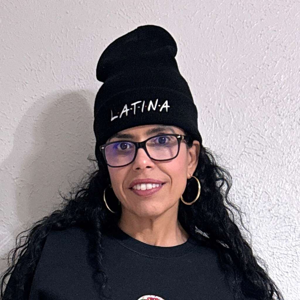 Latina Pride Embroidered Beanie Cap