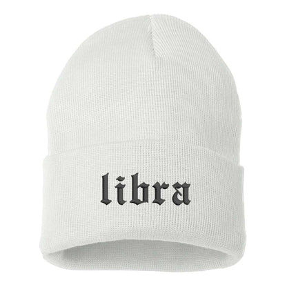Libra Beanie embroidered with Libra - DSY Lifestyle