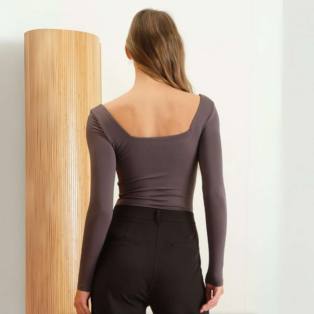 Sleek &amp; Chic Women’s Square Neck Top