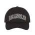 Black Los Angeles Outline Baseball Hat – A stylish, embroidered cap featuring a minimalist LA outline, perfect for West Coast enthusiasts – DSY Lifestyle