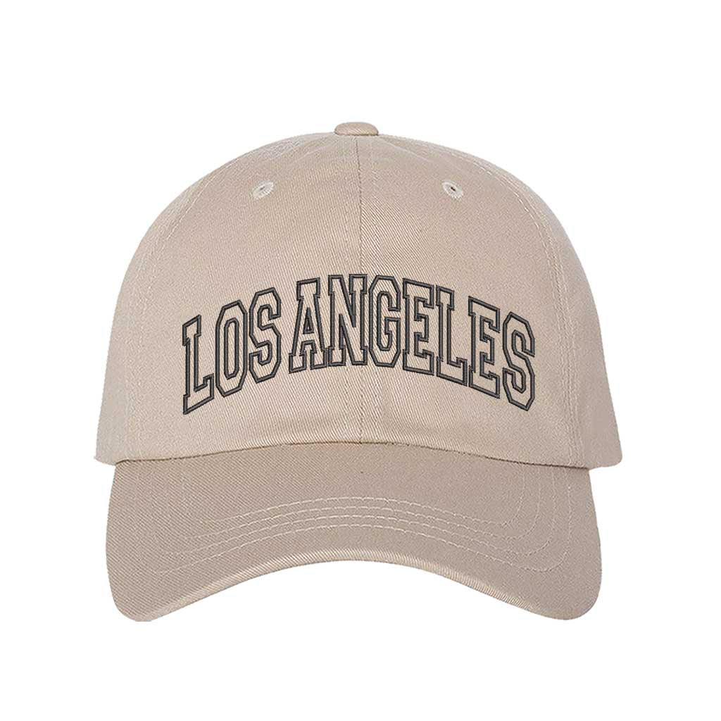 Stone Los Angeles Outline Baseball Hat – A stylish, embroidered cap featuring a minimalist LA outline, perfect for West Coast enthusiasts – DSY Lifestyle