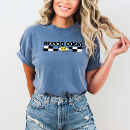 Lucky Slay Washed Oversized Tee