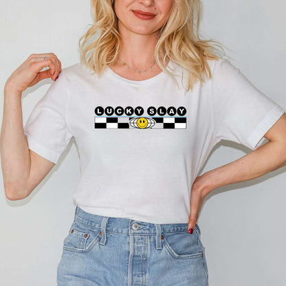 Lucky Slay Washed Oversized Tee