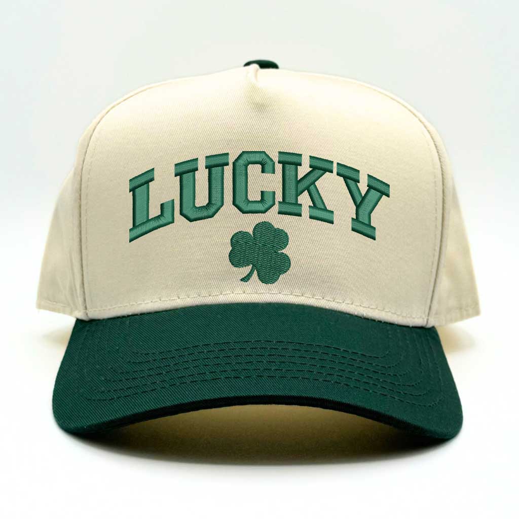 Lucky Clover Embroidered Baseball Hat
