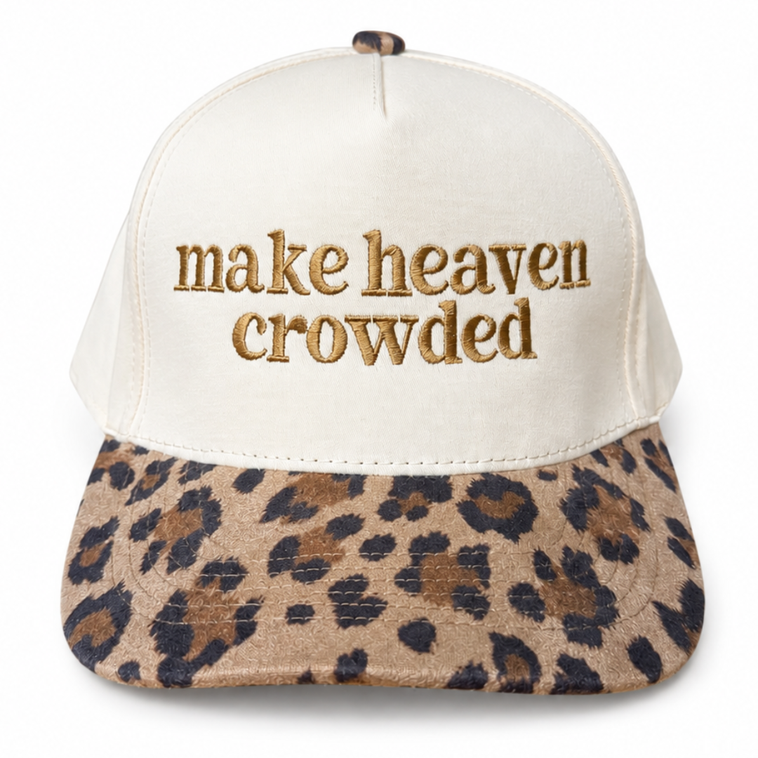 Leopard Brim Trucker Hat