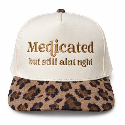 Leopard Brim Trucker Hat