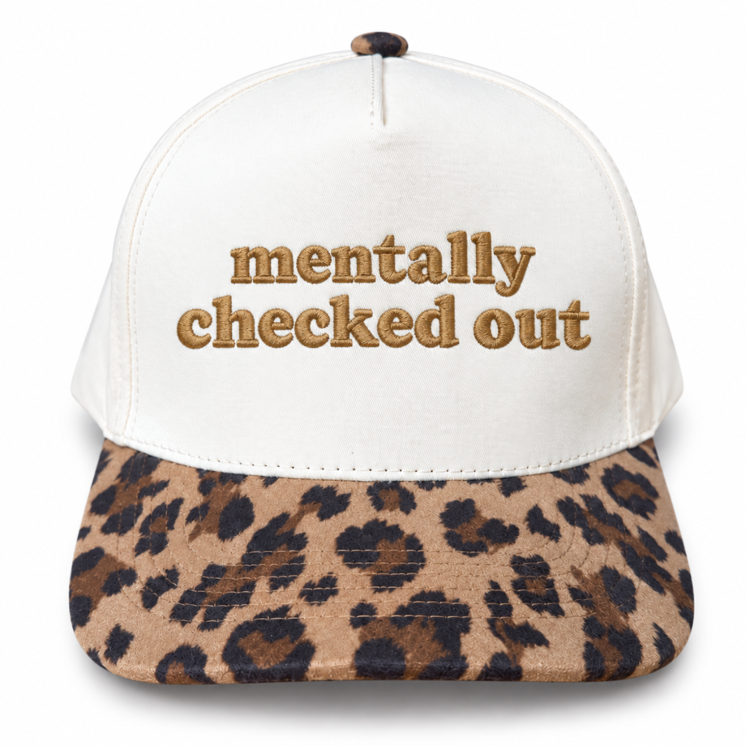 Leopard Brim Trucker Hat