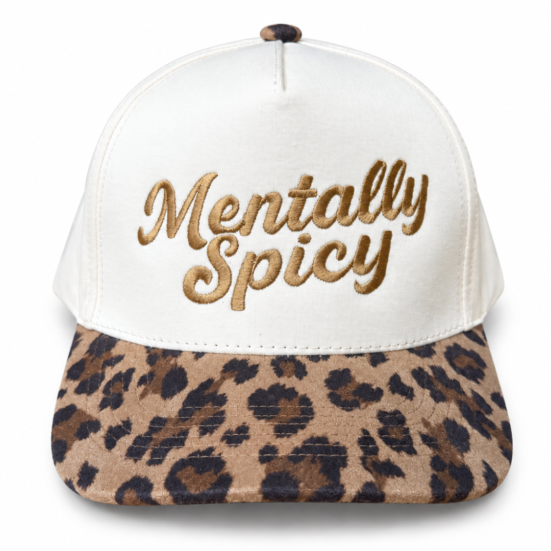 Leopard Brim Trucker Hat