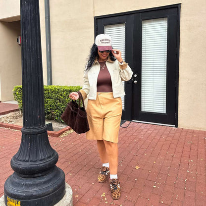 More Espresso Less Depresso Corduroy Baseball Hat