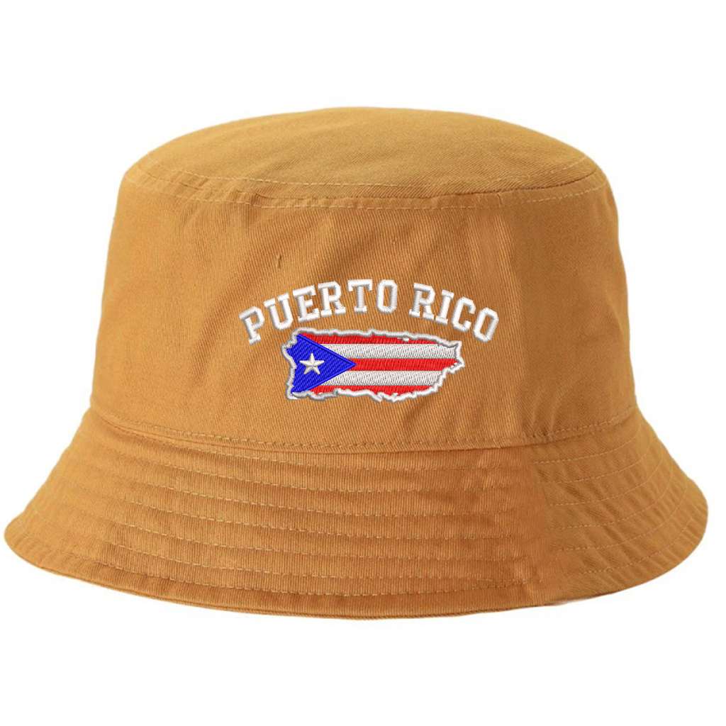 Puerto Rico Flag Map Baseball Hat