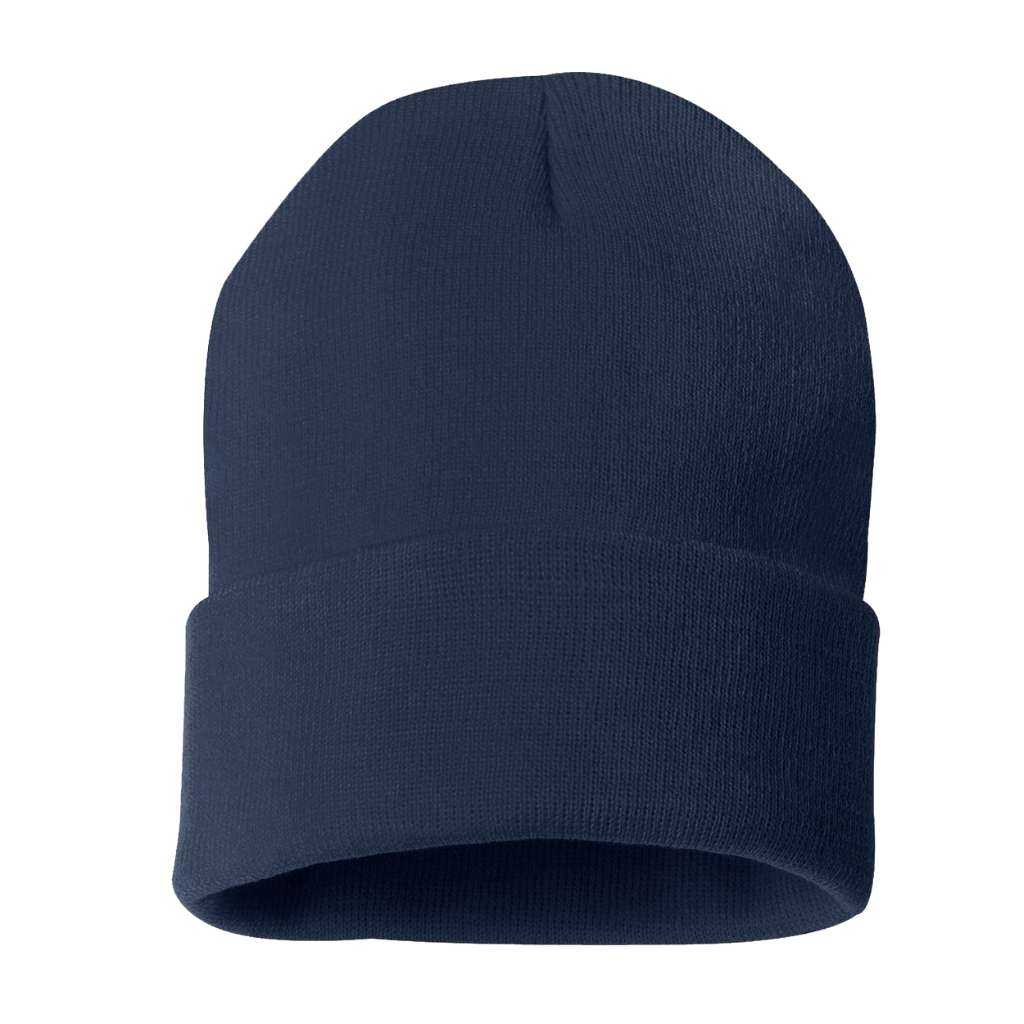 Navy Blue Cuffed Beanie Cap - DSY Lifestyle