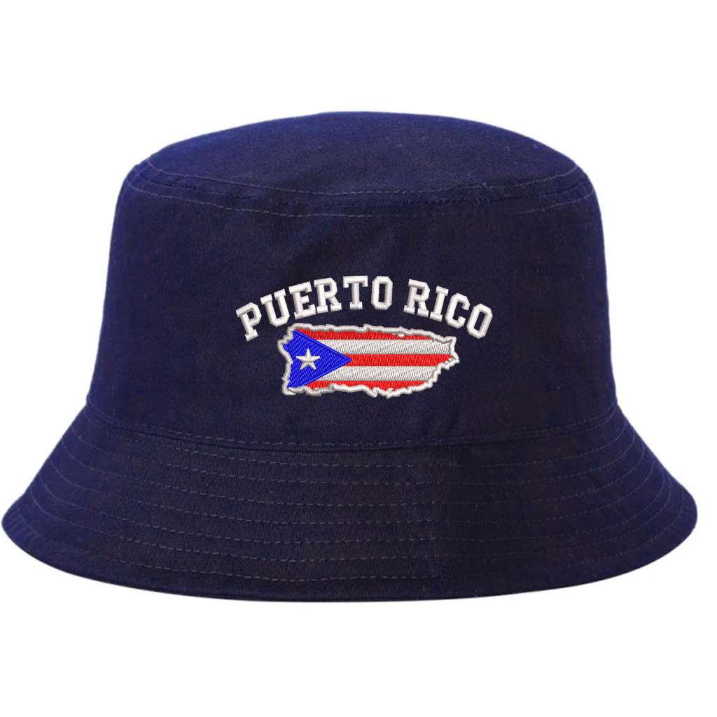 Puerto Rico Flag Map Baseball Hat