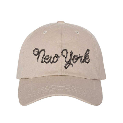 Stone New York Chain Stitch Baseball Hat – A bold, embroidered cap with a sleek, minimalist design, perfect for repping NYC in style – DSY Lifestyle