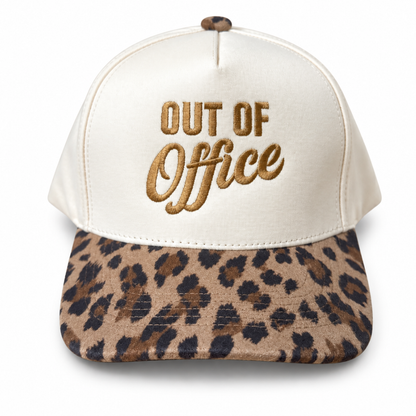 Leopard Brim Trucker Hat