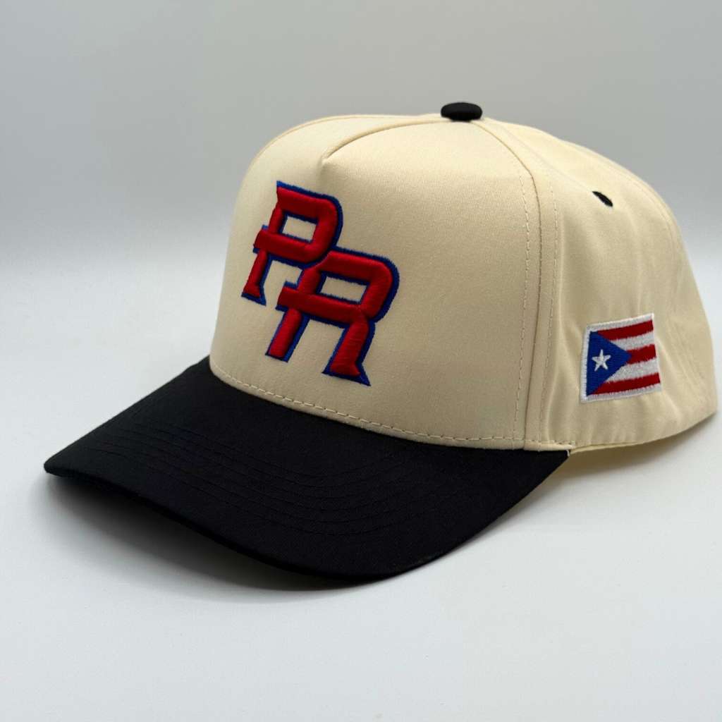 Puerto Rico PR 3D two tone baseball hat