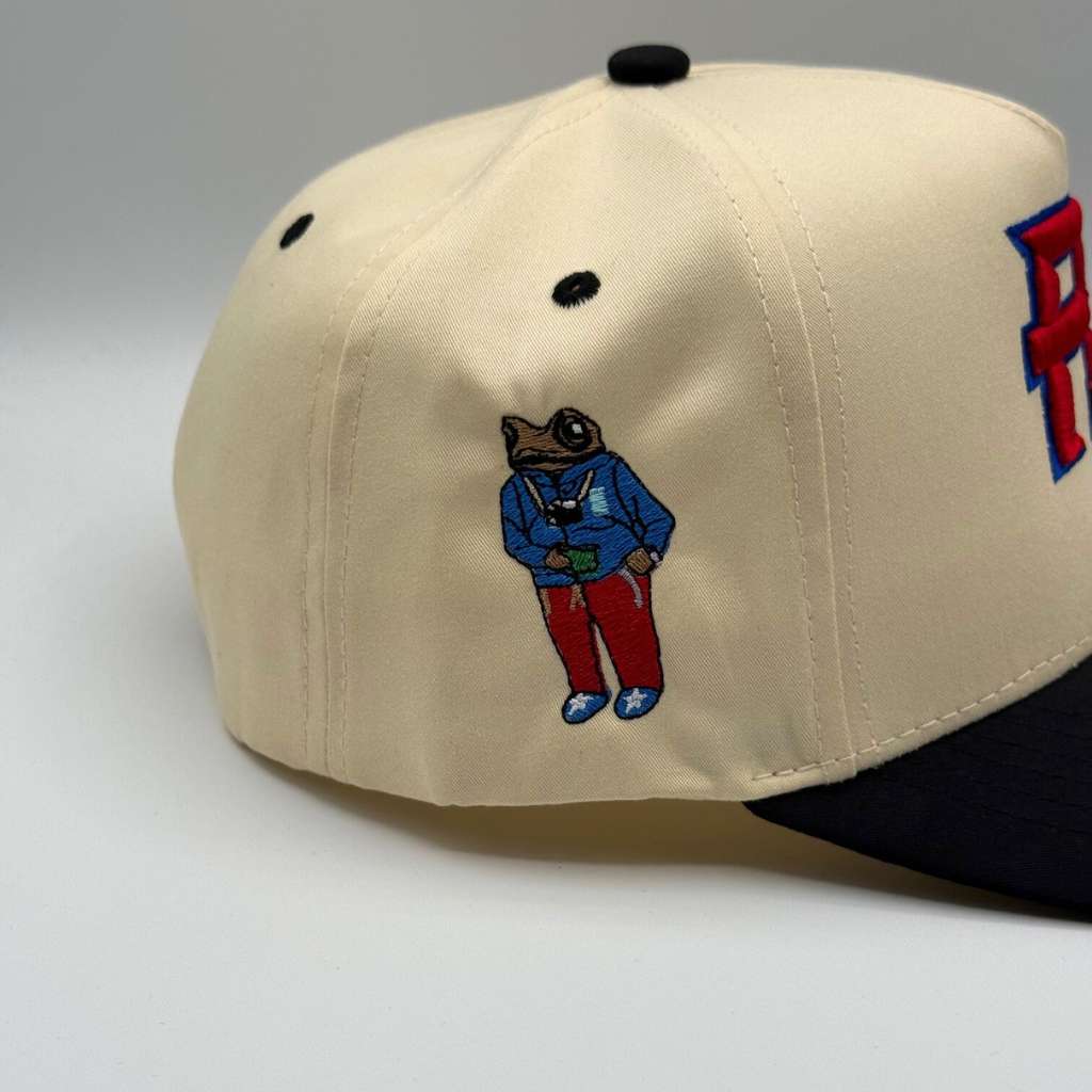 Puerto Rico PR 3D two tone baseball hat