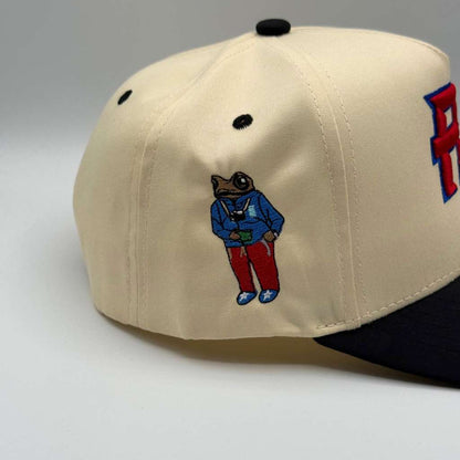 Puerto Rico PR 3D two tone baseball hat