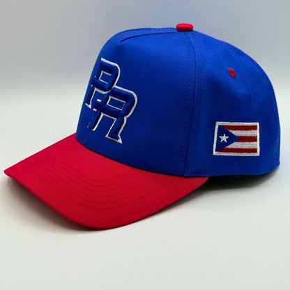 Puerto Rico PR 3D two tone baseball hat