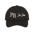 Black PR 3D San Juan Embroidered Baseball Cap – A bold, high-quality hat featuring raised “San Juan” embroidery, perfect for repping Puerto Rico in style – DSY Lifestyle.