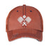 Orange Pickle Ball Distressed Trucker Hat. This premium vintage-style cap is the perfect gift for the unapologetically bold, featuring a breathable mesh back and custom embroidery. - DSY Lifestyle