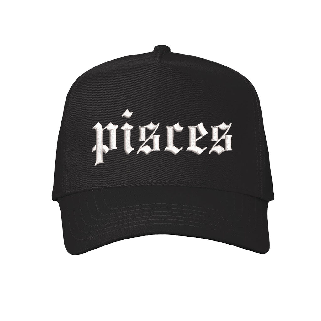 Pisces Zodiac Two-Tone Embroidered Baseball Hat