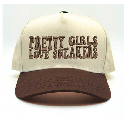 Pretty Girls Love Sneakers Five Panel Baseball Cap - Trendy &amp; Comfortable Statement Hat