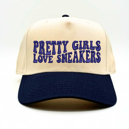 Pretty Girls Love Sneakers Five Panel Baseball Cap - Trendy &amp; Comfortable Statement Hat