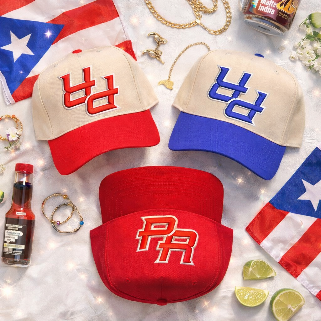 PR Upside Down Two Tone Baseball Hat