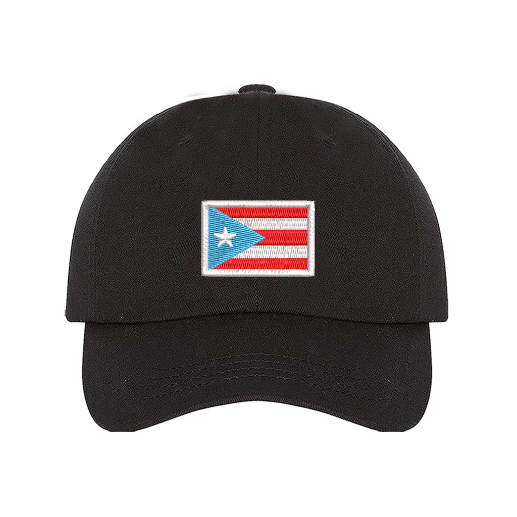 Puerto Rico Flag Hat – Light Blue Flag PR Baseball Cap
