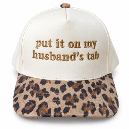 Leopard Brim Trucker Hat
