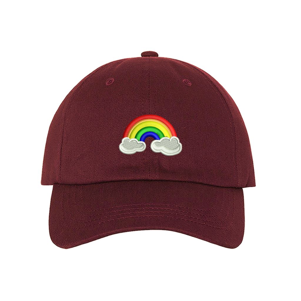 Purple Pride Rainbow Baseball Hat