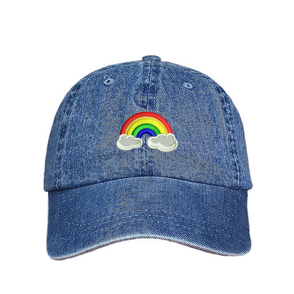 Purple Pride Rainbow Baseball Hat