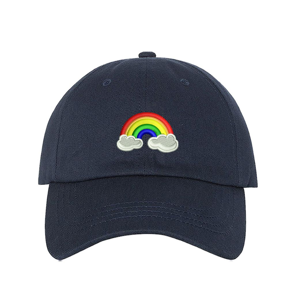 Purple Pride Rainbow Baseball Hat