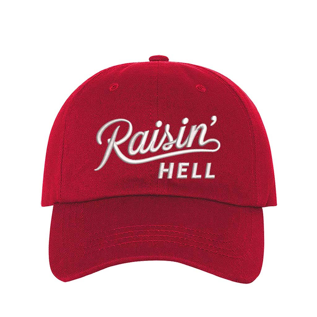 Red Bold, embroidered hat with a rebellious message, perfect for those who love to make a statement – DSY Lifestyle