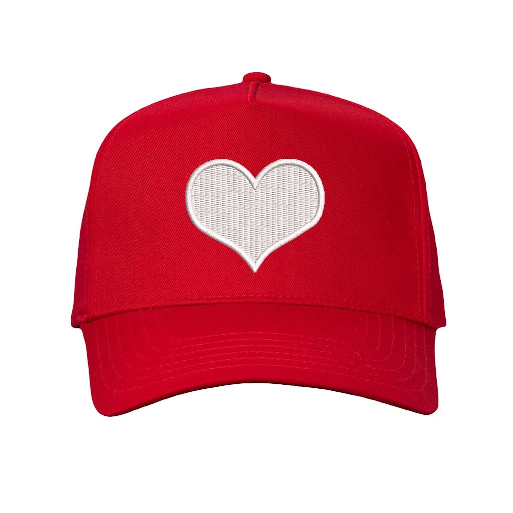 Solid Red with white thread &