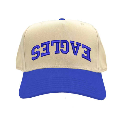 Custom Upside Down Text Hat – Personalized Varsity Baseball Cap
