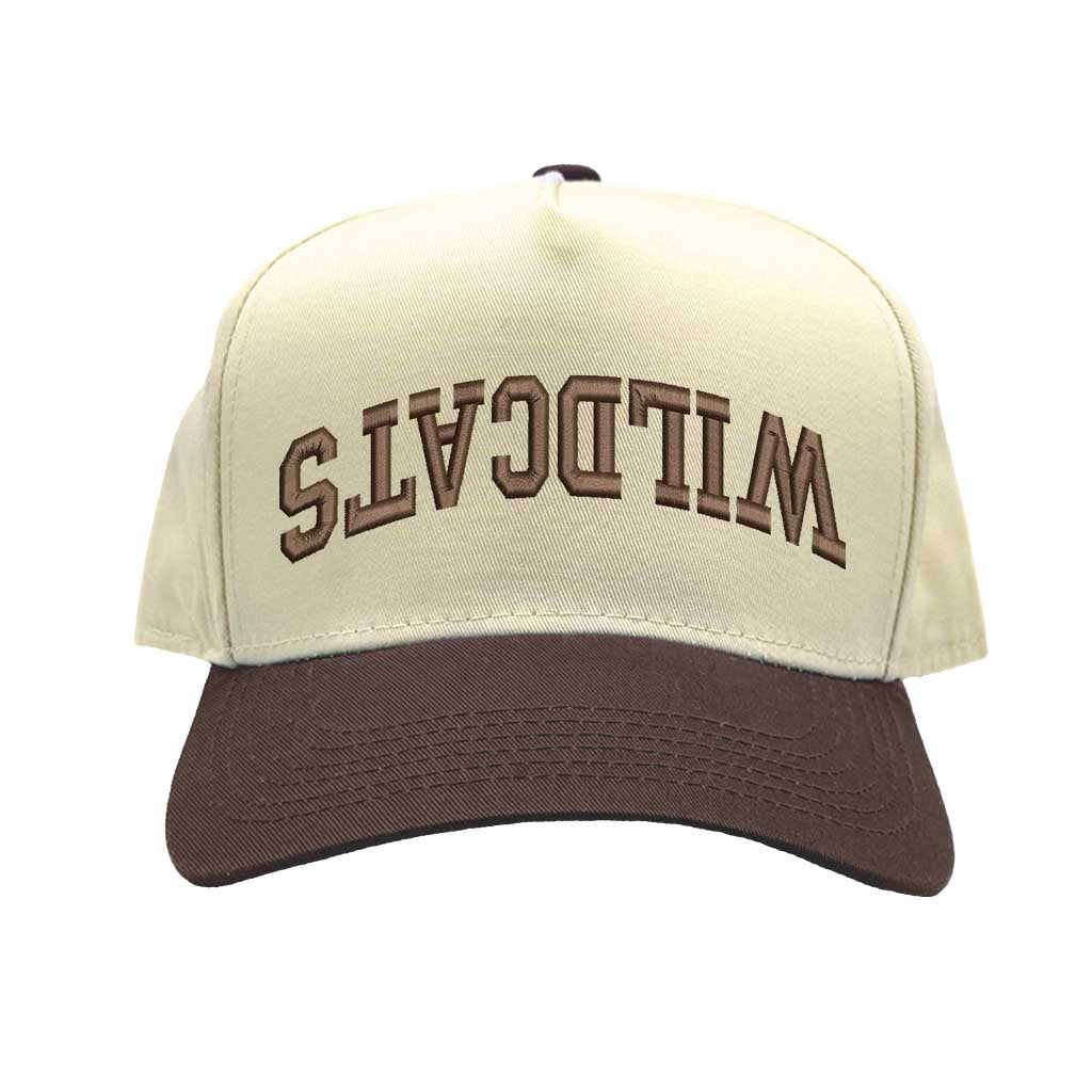 Custom Upside Down Text Hat – Personalized Varsity Baseball Cap