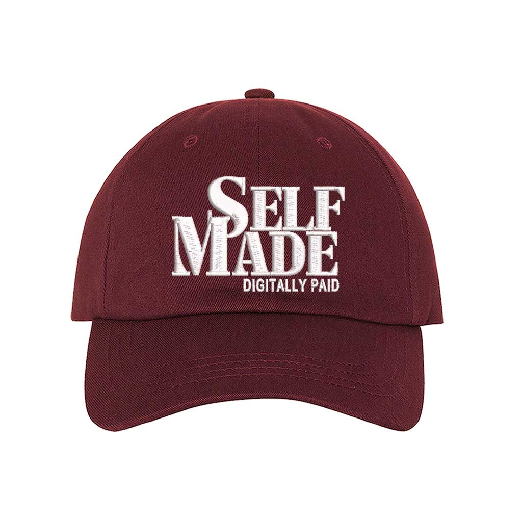 Self Made Digitally Paid Baseball Hat