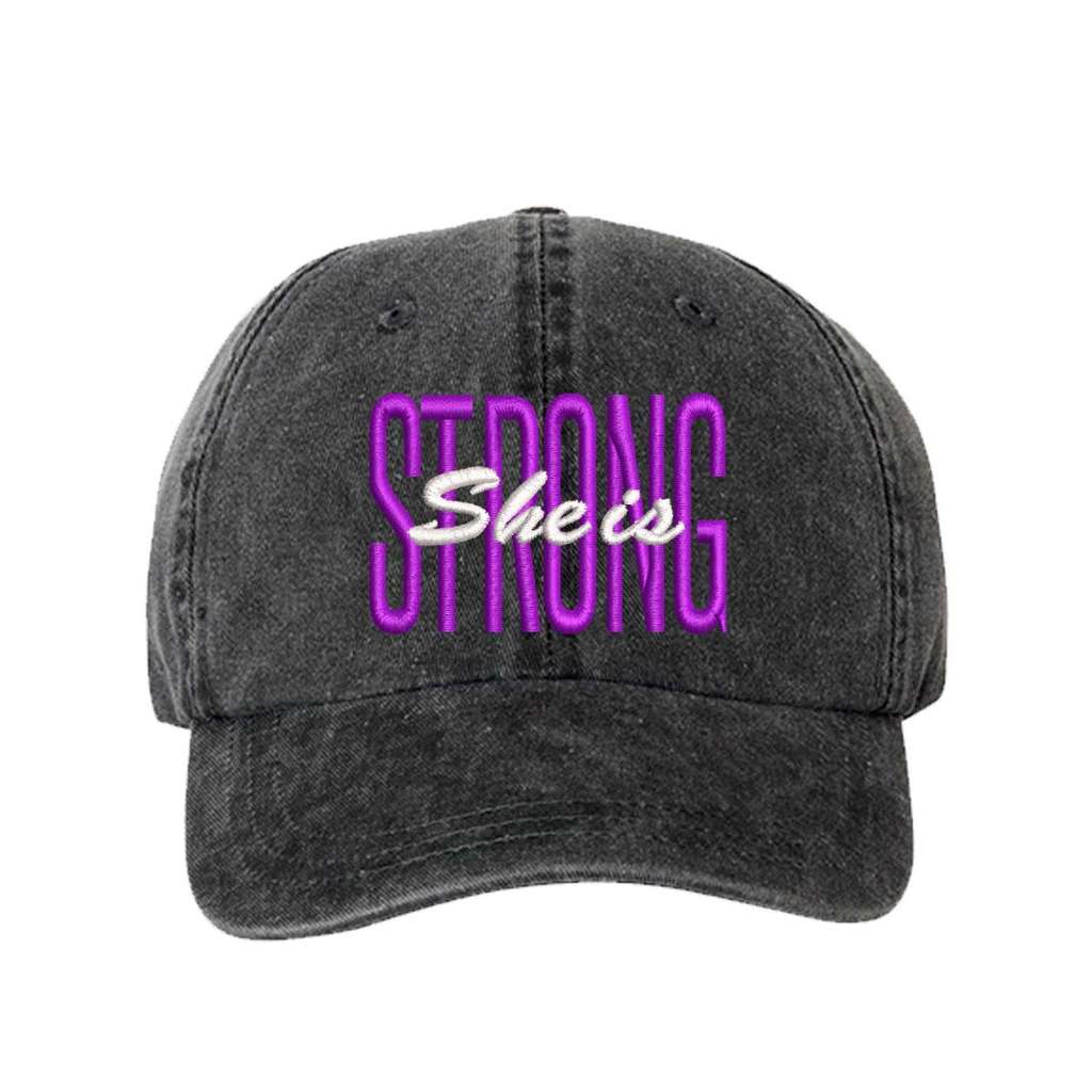 She Is Strong Baseball Cap - Women Empowering Hats