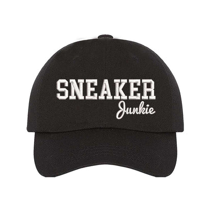 Sneaker Junkie Black Baseball Cap - DSY Lifestyle