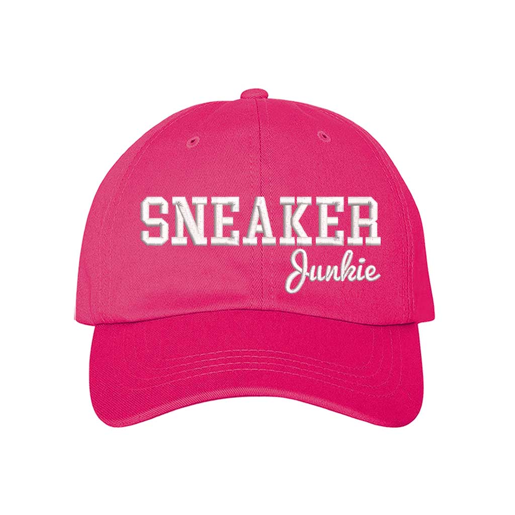 Sneaker Junkie Hot Pink Baseball Cap - DSY Lifestyle