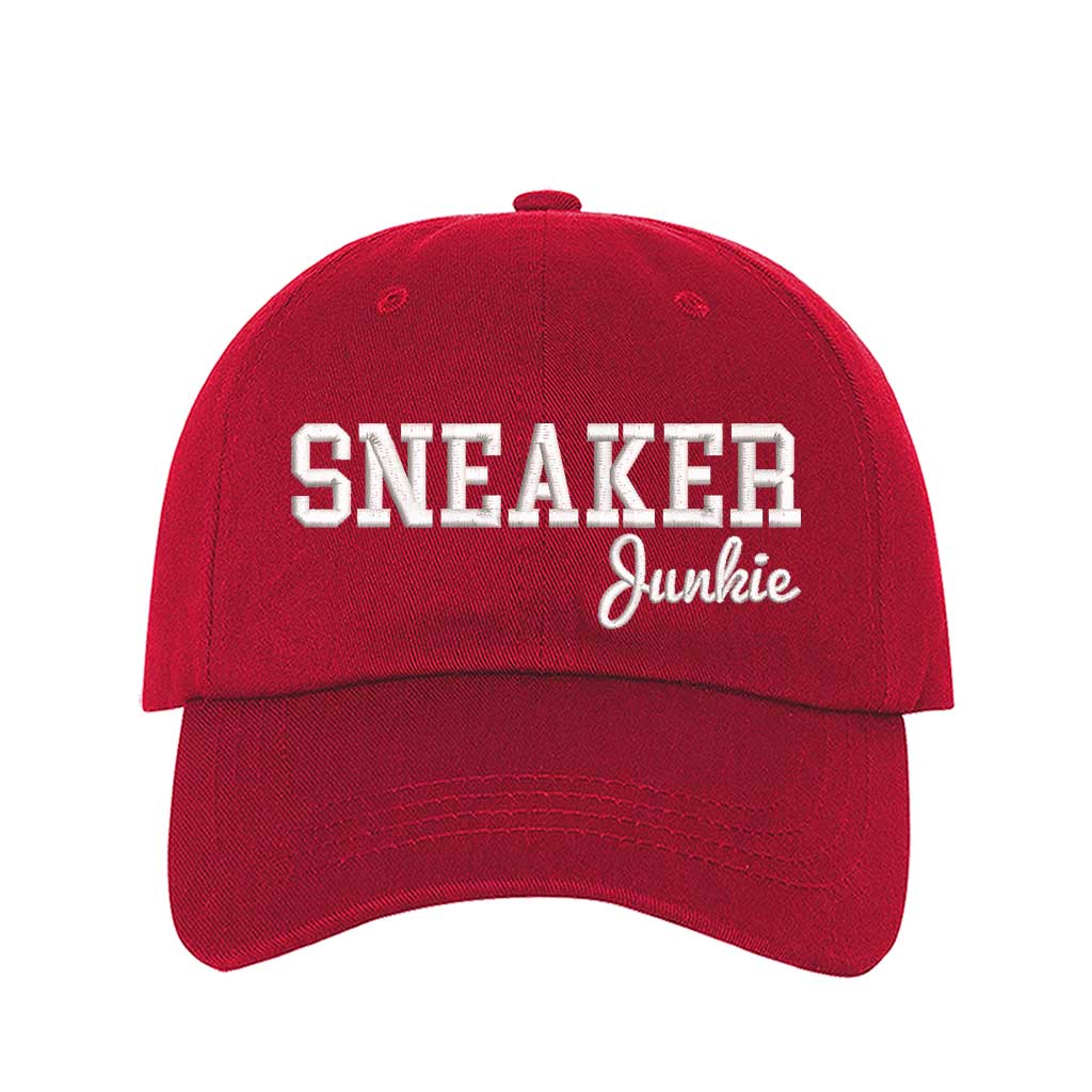 Sneaker Junkie Red Baseball Cap - DSY Lifestyle