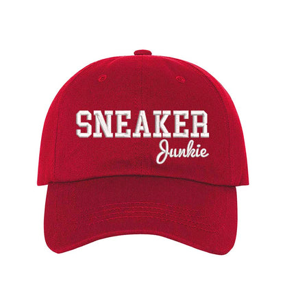 Sneaker Junkie Red Baseball Cap - DSY Lifestyle